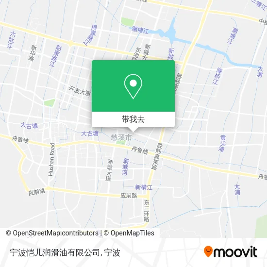 宁波恺儿润滑油有限公司地图