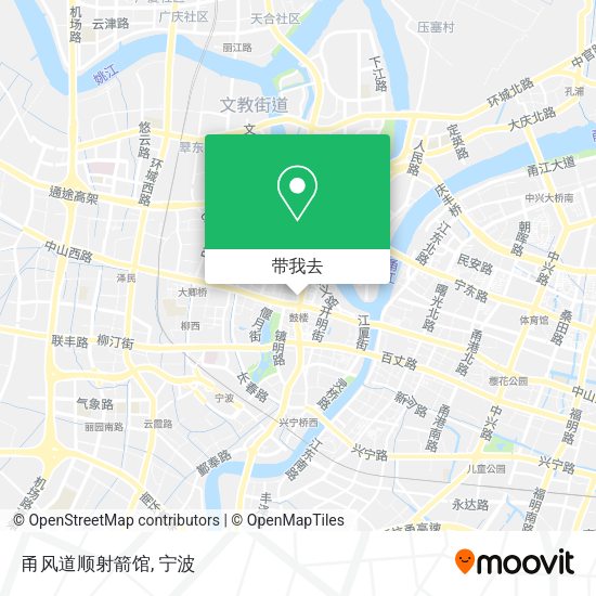 甬风道顺射箭馆地图