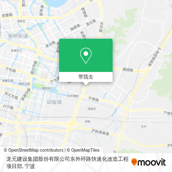 龙元建设集团股份有限公司东外环路快速化改造工程项目部地图