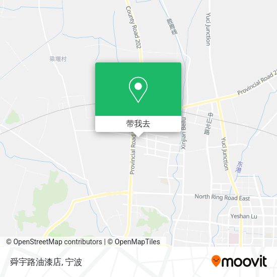 舜宇路油漆店地图