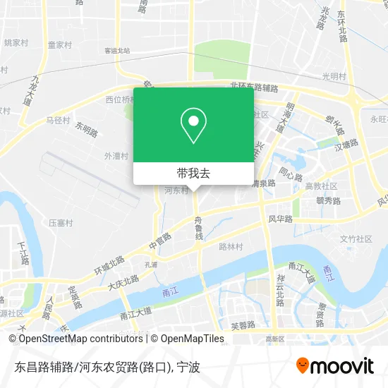 东昌路辅路/河东农贸路(路口)地图