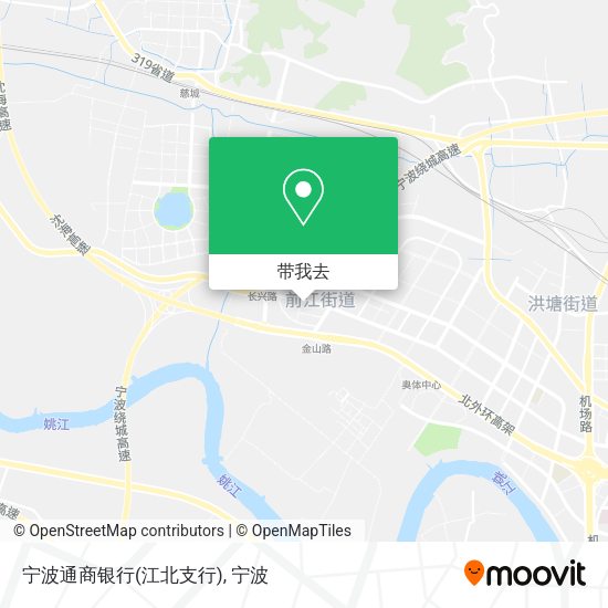 宁波通商银行(江北支行)地图