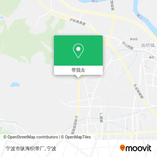 宁波市纵海织带厂地图