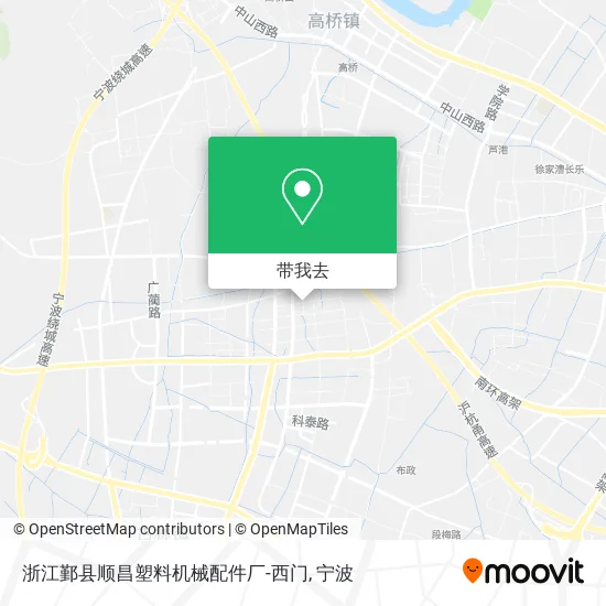 浙江鄞县顺昌塑料机械配件厂-西门地图