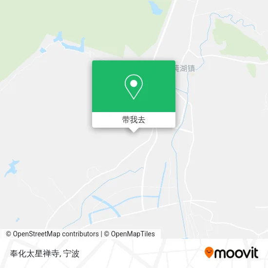 奉化太星禅寺地图
