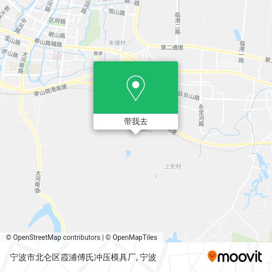 宁波市北仑区霞浦傅氏冲压模具厂地图