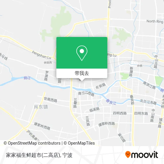 家家福生鲜超市(二高店)地图