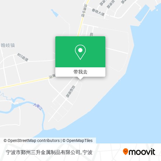 宁波市鄞州三升金属制品有限公司地图