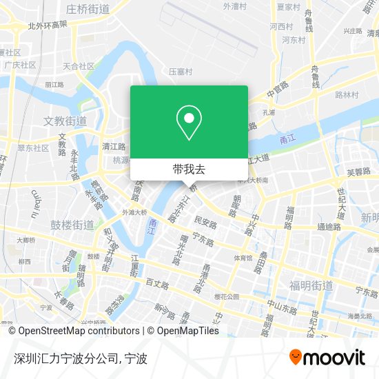 深圳汇力宁波分公司地图