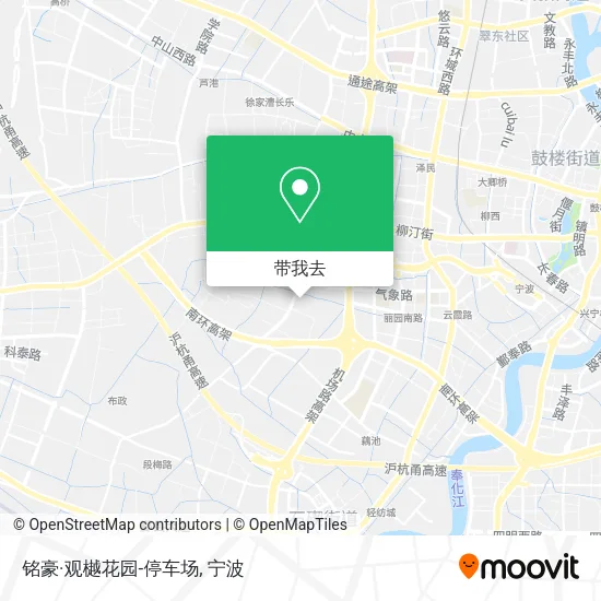 铭豪·观樾花园-停车场地图