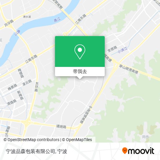 宁波品森包装有限公司地图