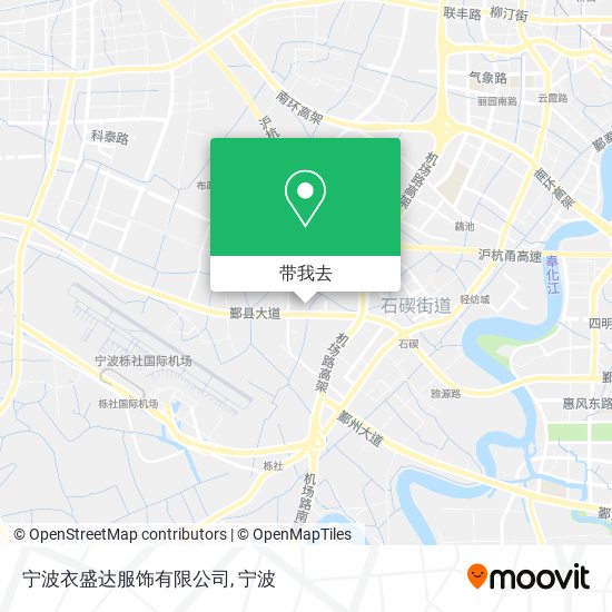 宁波衣盛达服饰有限公司地图