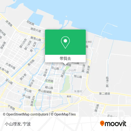 小山理发地图
