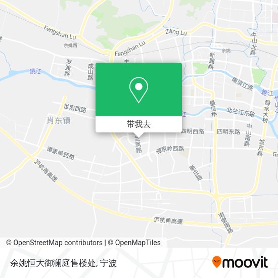 余姚恒大御澜庭售楼处地图