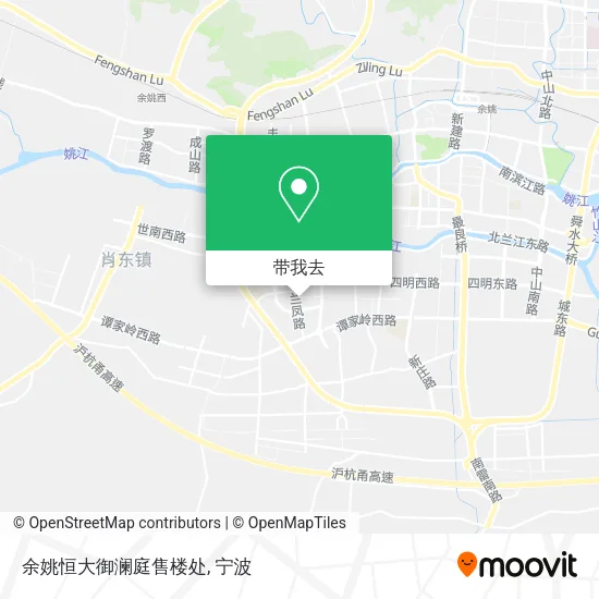 余姚恒大御澜庭售楼处地图