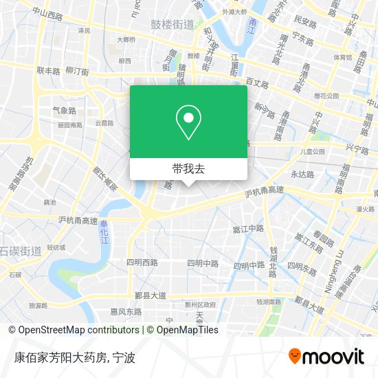 康佰家芳阳大药房地图