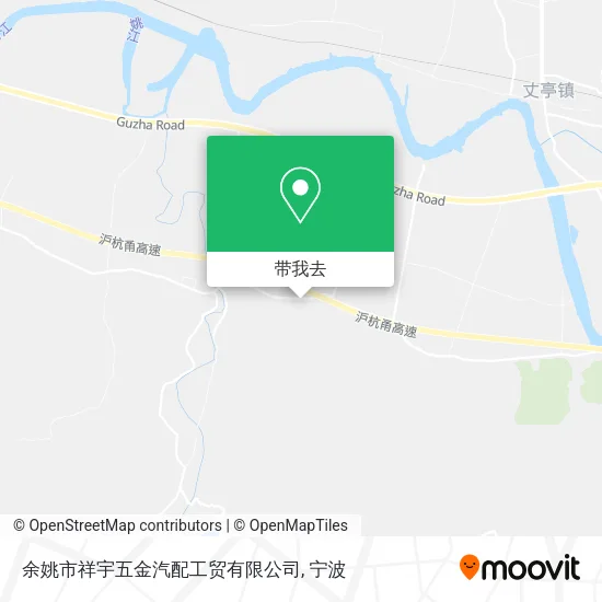 余姚市祥宇五金汽配工贸有限公司地图