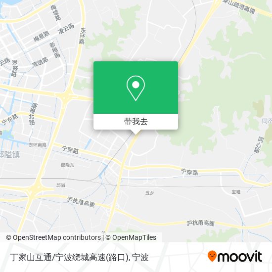 丁家山互通/宁波绕城高速(路口)地图