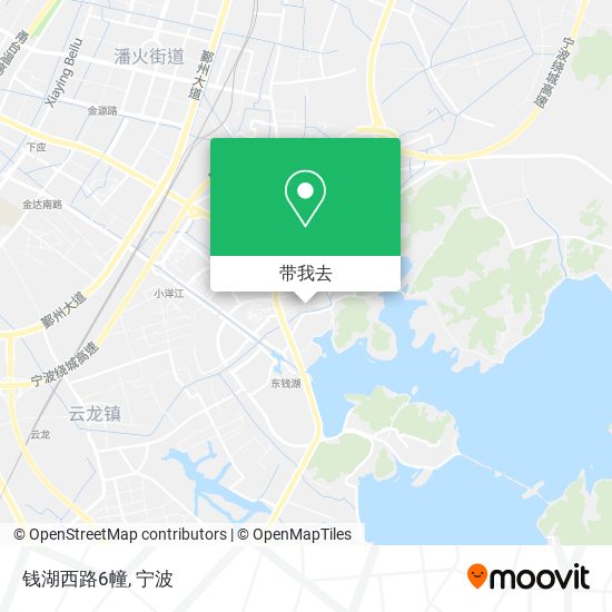 钱湖西路6幢地图