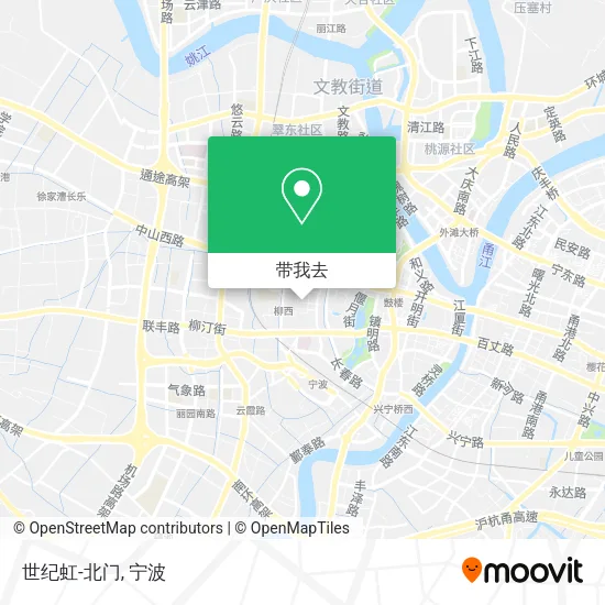 世纪虹-北门地图