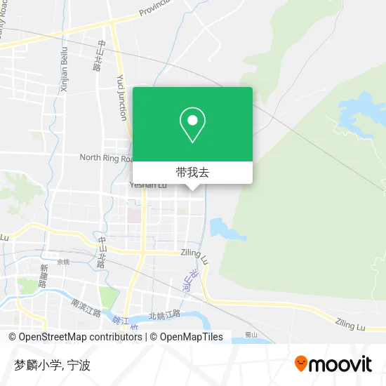 梦麟小学地图