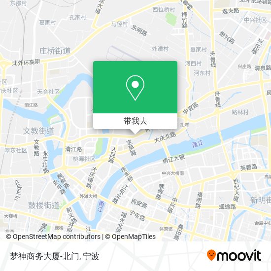 梦神商务大厦-北门地图