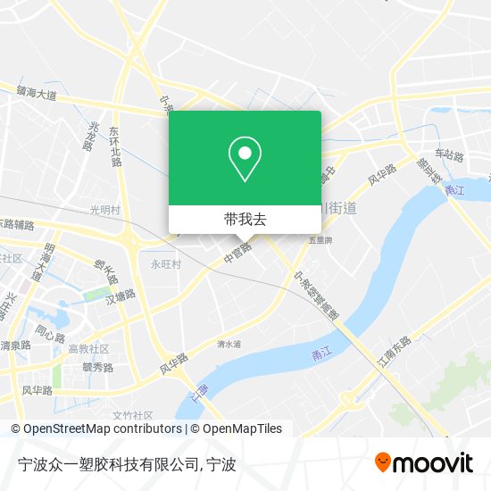 宁波众一塑胶科技有限公司地图
