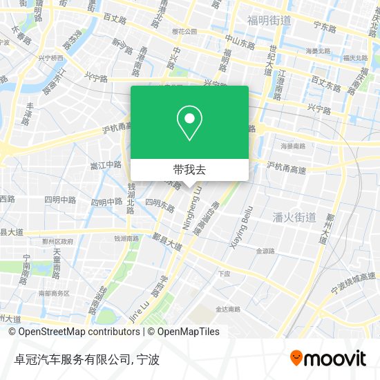 卓冠汽车服务有限公司地图