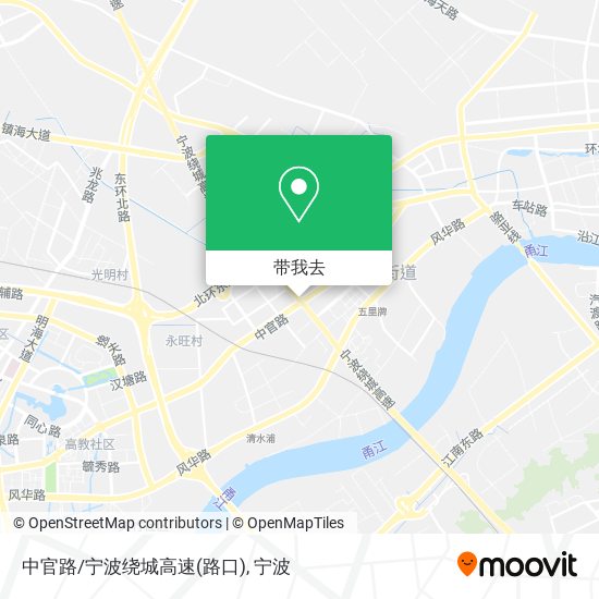 中官路/宁波绕城高速(路口)地图
