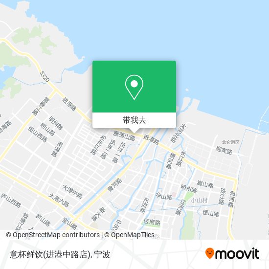 意杯鲜饮(进港中路店)地图