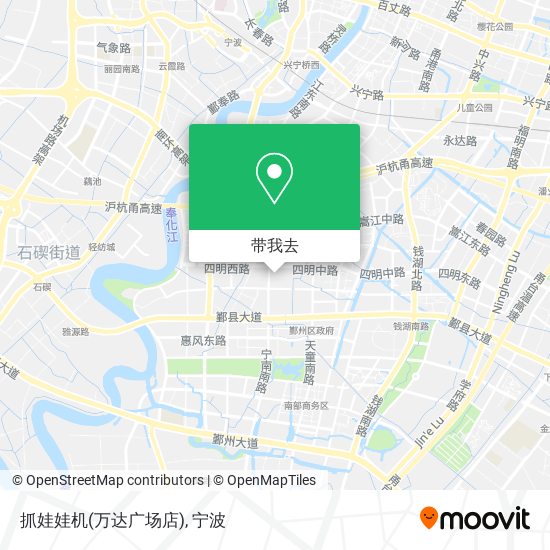 抓娃娃机(万达广场店)地图