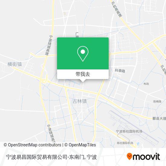 宁波易昌国际贸易有限公司-东南门地图