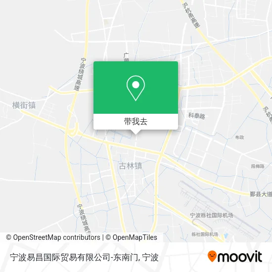 宁波易昌国际贸易有限公司-东南门地图