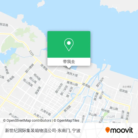 新世纪国际集装箱物流公司-东南门地图