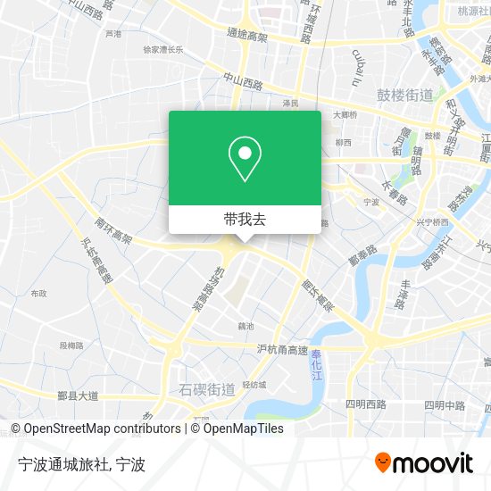 宁波通城旅社地图