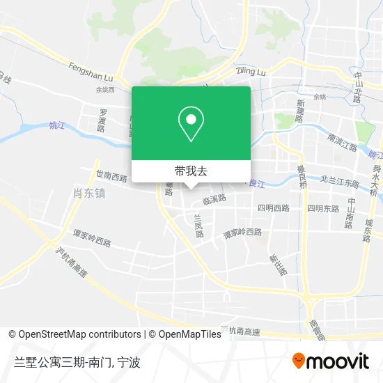 兰墅公寓三期-南门地图