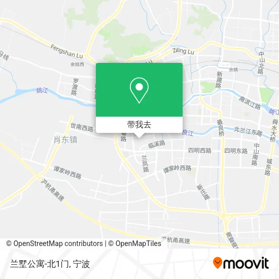 兰墅公寓-北1门地图