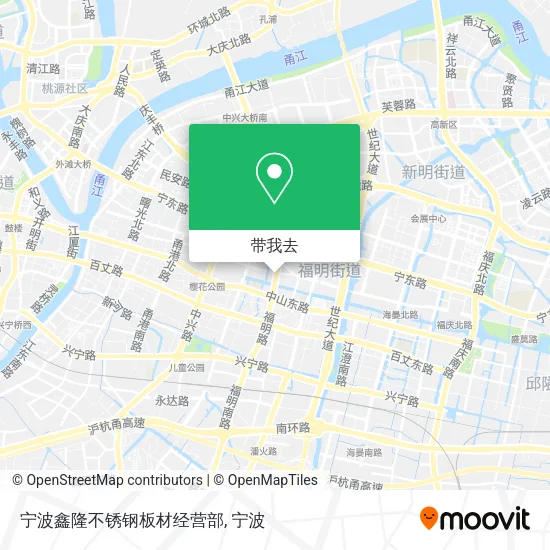 宁波鑫隆不锈钢板材经营部地图