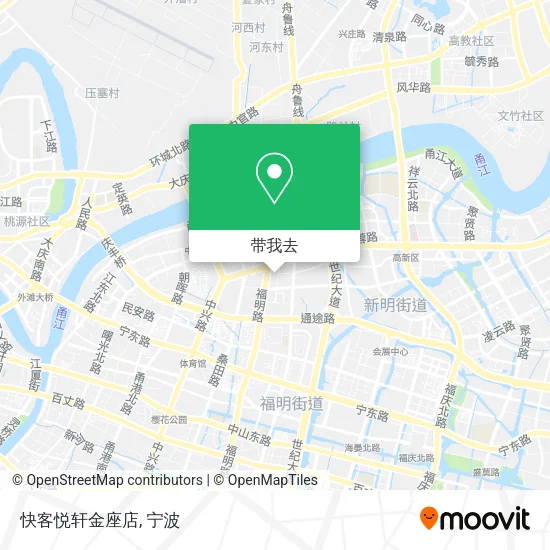 快客悦轩金座店地图