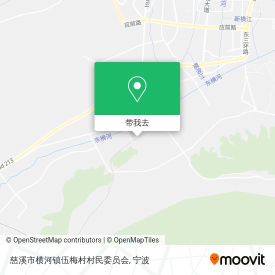 慈溪市横河镇伍梅村村民委员会地图