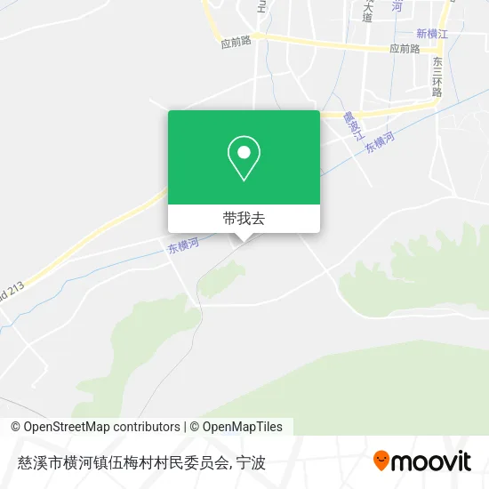 慈溪市横河镇伍梅村村民委员会地图