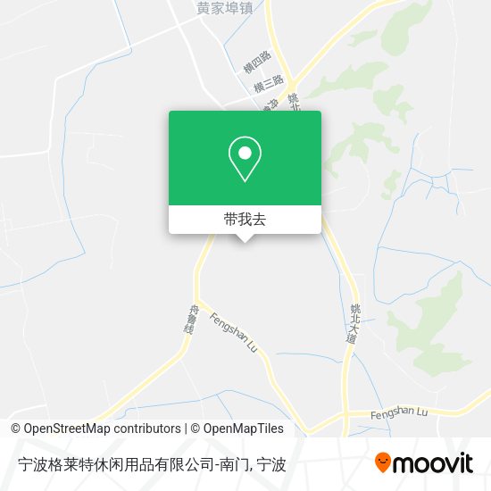 宁波格莱特休闲用品有限公司-南门地图