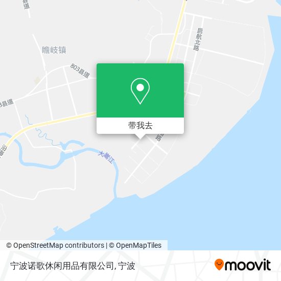 宁波诺歌休闲用品有限公司地图