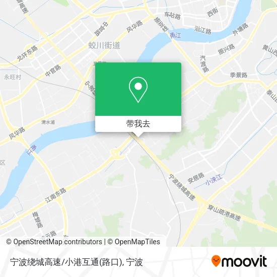 宁波绕城高速/小港互通(路口)地图