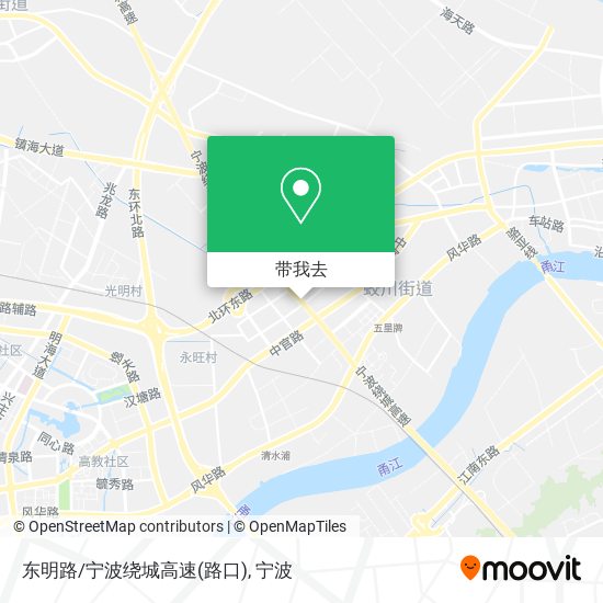 东明路/宁波绕城高速(路口)地图