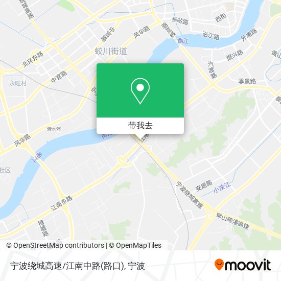 宁波绕城高速/江南中路(路口)地图