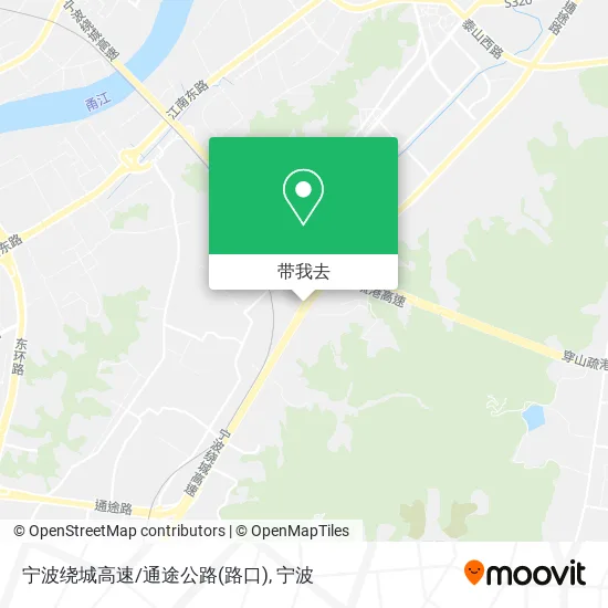 宁波绕城高速/通途公路(路口)地图