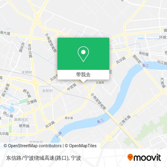东信路/宁波绕城高速(路口)地图
