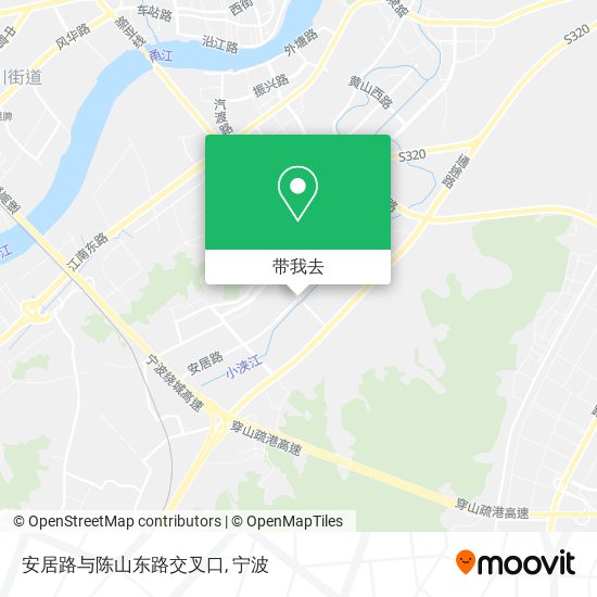 安居路与陈山东路交叉口地图
