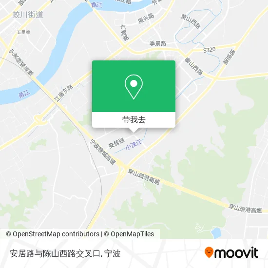 安居路与陈山西路交叉口地图